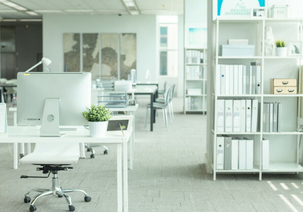 Contemporary Room Workplace Office Supplies Concept